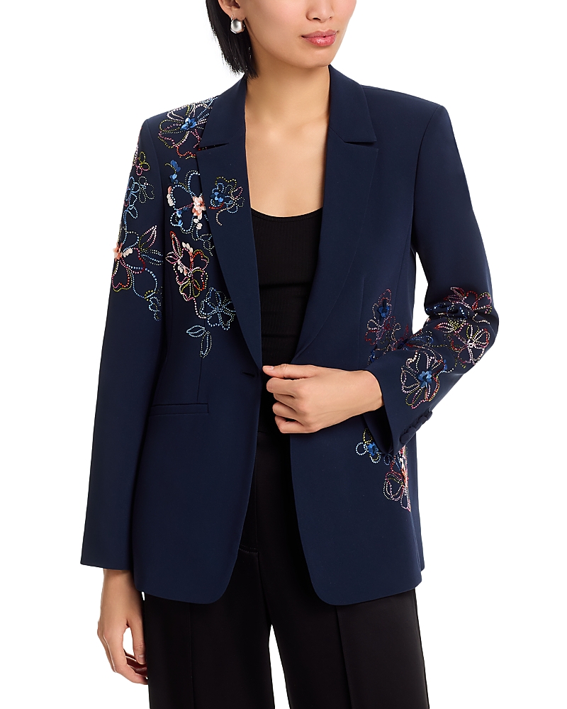 Cinq a Sept Karlie Blooming Linework Blazer