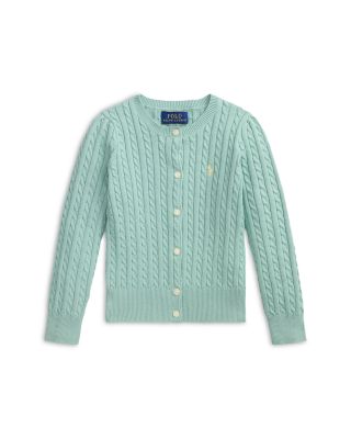 Girls' Mini-Cable Cotton Cardigan - Little Kid