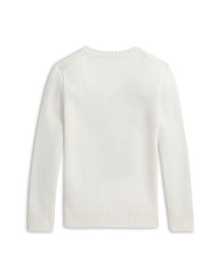 Boys' Polo Bear Cotton Sweater - Big Kid