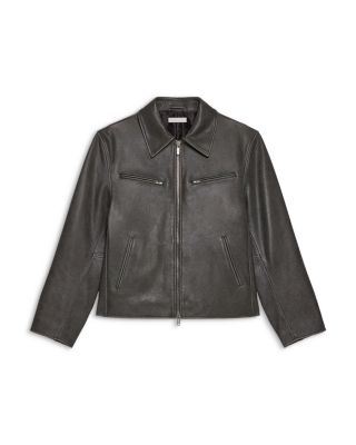 Distressed Leather Jacket