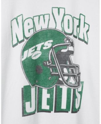  Unisex NFL New York Jets Throwback Helmet Flea Market Tee