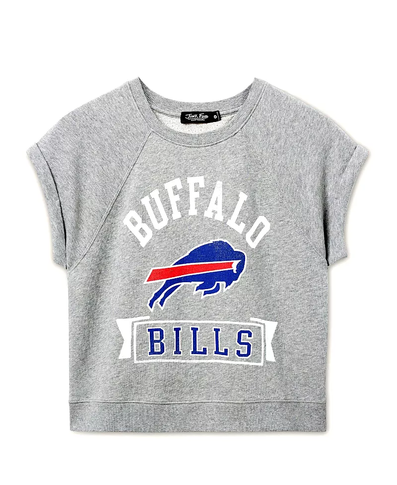 Junk Food Clothing Women's Nfl Buffalo Bills Raglan Fleece Tank