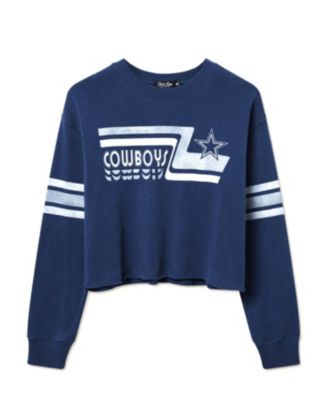 Women's NFL Dallas Cowboys Retro Crop Fleece