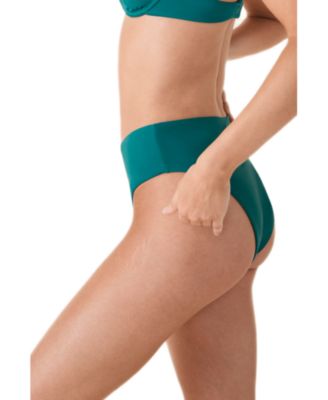  Women's 90s High Waist Cheeky Bikini Bottom