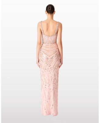 Chrissy Sequin-Embellished Dress