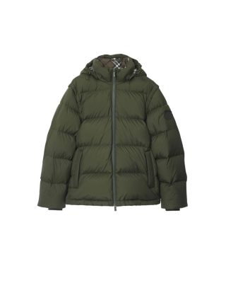  Detachable Sleeve Puffer Jacket