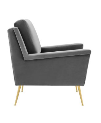  Chesapeake Performance Velvet Armchair