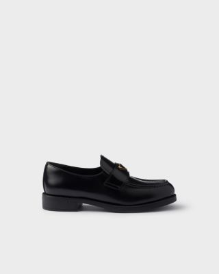  Women's Brushed Leather Loafers