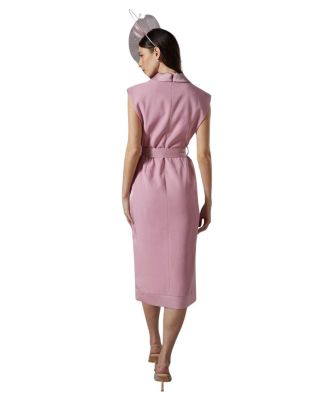 Tux Satin Midi Dress