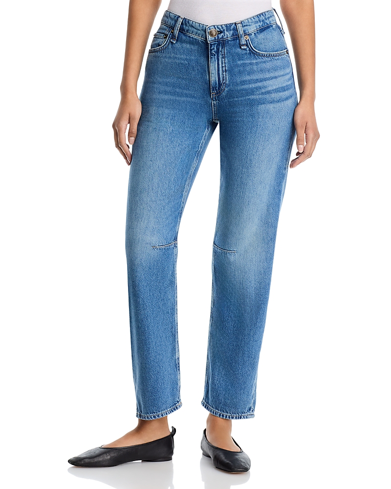 rag & bone Featherweight Stevie Slim High Rise Tapered Jeans in Echo