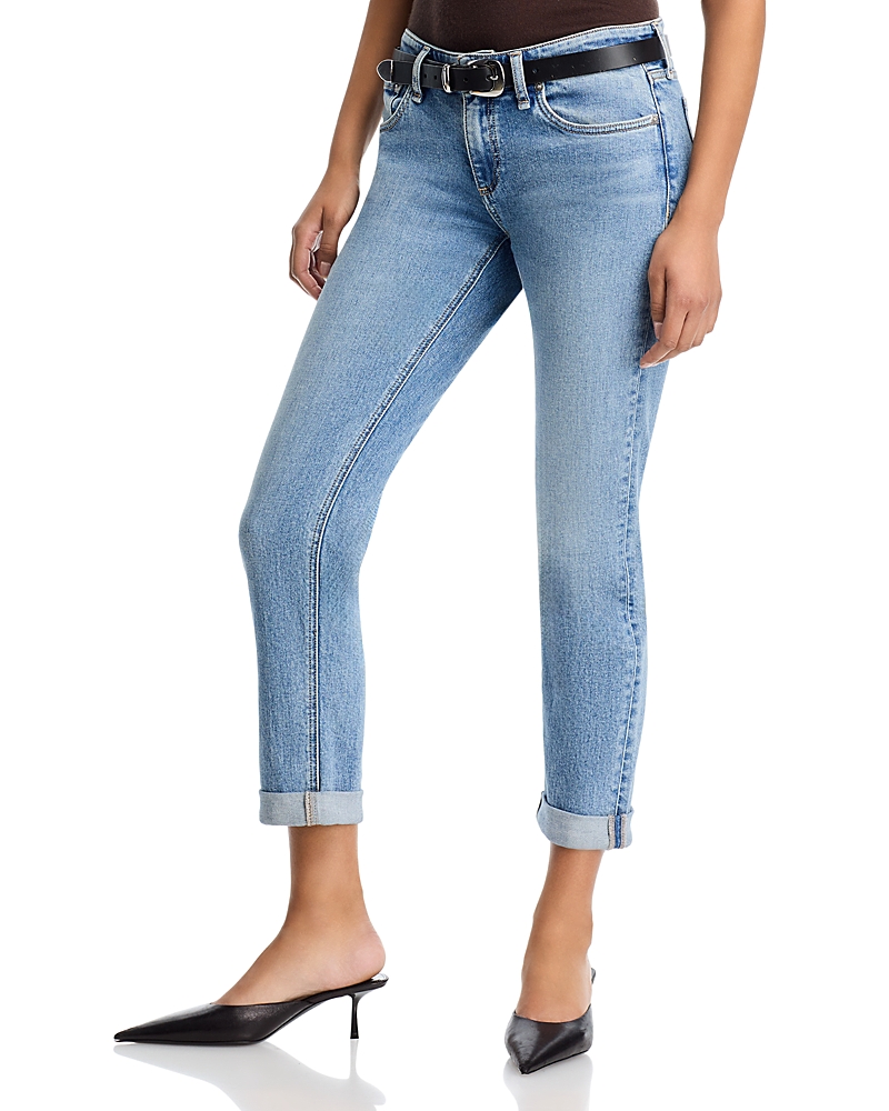 rag & bone Dre Low Rise Slim Boyfriend Jeans in Redwood