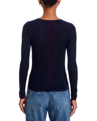 Teresa Rib Long Sleeve Tee
