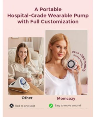 Breast Pump V1 Pro Hospital-Grade, Hands-Free & Portable Wearable Pump, Upgraded Electric Pump