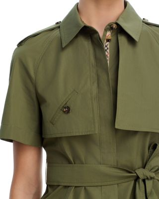 Cropped Trench Shirt