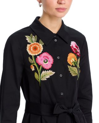 Embroidered Shirtdress