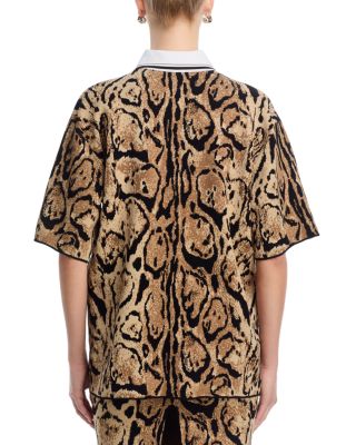 Cloud Leopard Polo Top & Cloud Leopard Skirt