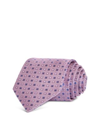 Silk Classic Geometric Tie - Exclusive