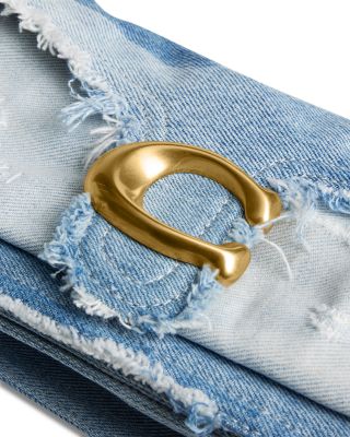 Tabby Small Patchwork Denim Shoulder Bag