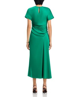 Marabella Short Sleeve Draped Midi Dress