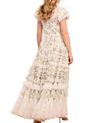 Colette'S La Vie En Rose Round Neck Gown