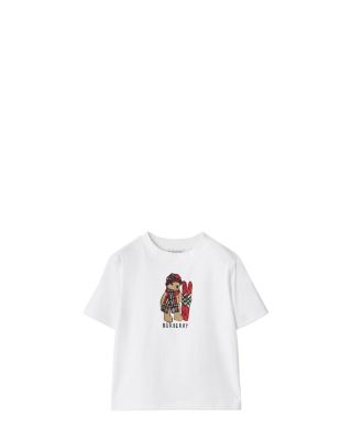 Girls' Ski Bear Cotton T-Shirt - Baby, Little Kid