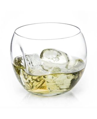  Dented Round Whiskey Tumbler, 400Ml/13.5 Oz