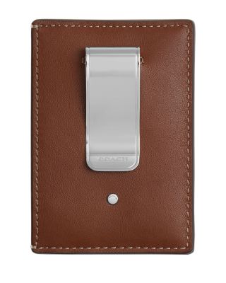 Leather Money Clip & Card Case