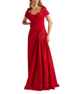  Milica Draped Portrait Collar Gown
