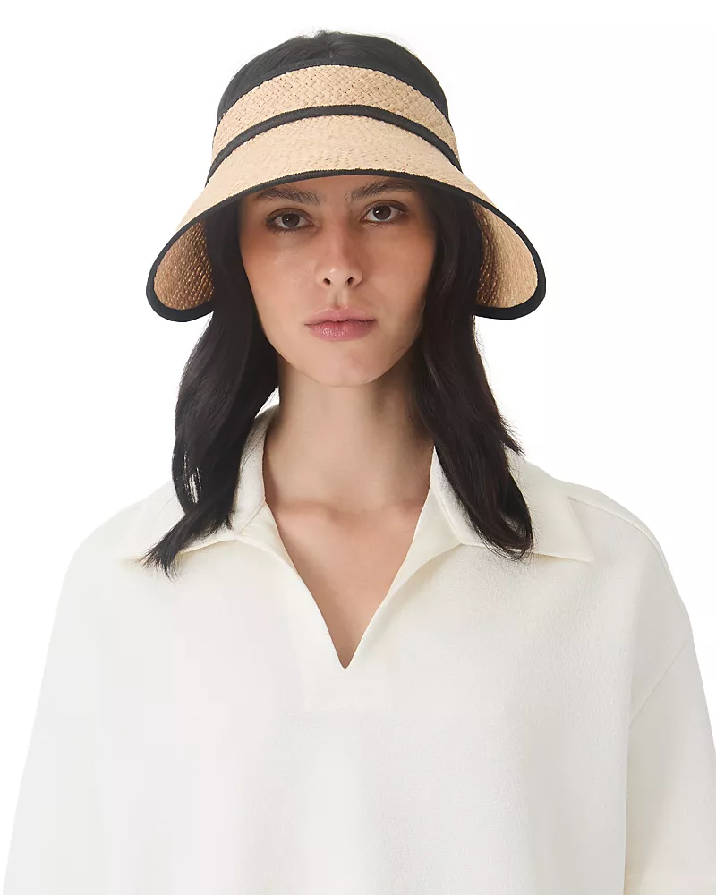 Eugenia Kim Trixie Packable Toyo Straw Visor