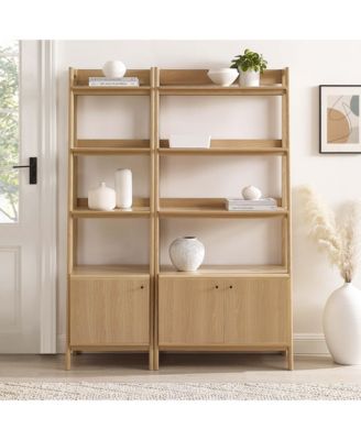  Bixby Wood Bookshelves, Set of 2