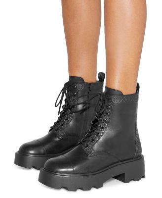 Women&#39;s T Monogram Lug Ankle Boots