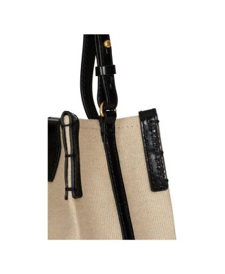 Release Bucket Bag in Canvas and Calfskin