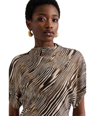 Alivia Short Sleeve Satin Maxi Dress