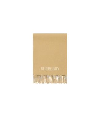  B Crest Cashmere Scarf
