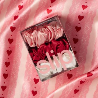 Pure Silk Large Scrunchies, Set of 3