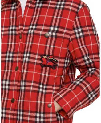 Check Wool Overshirt