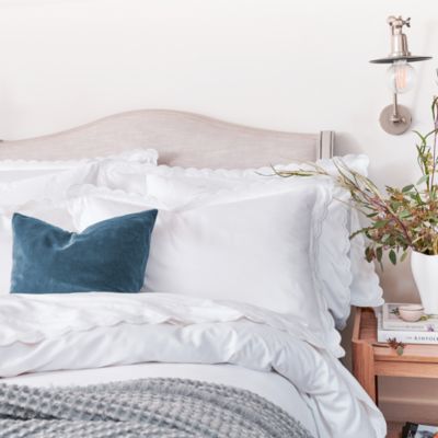 Scallop Pillowcase Pair, King