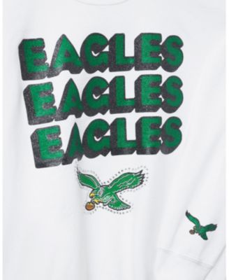  Unisex NFL Philadelphia Eagles Repeat Bling Flea Market Crew Fleece