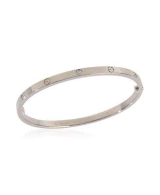 Small Model Love 18k White Gold Bracelet