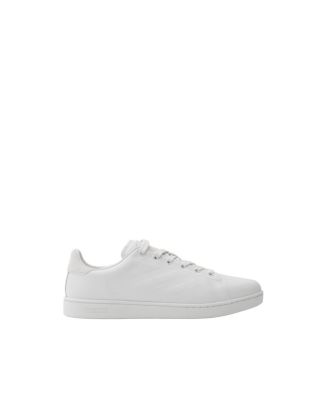  Women's Embossed Check Leather Set Sneakers