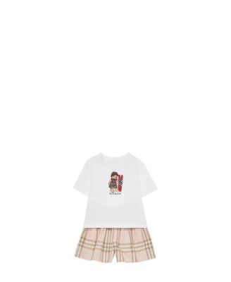 Girls' Ski Bear Cotton T-Shirt - Baby, Little Kid