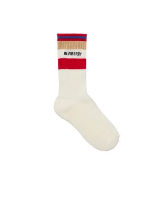 Unisex Two-piece Logo Stripe Cotton Blend Socks Set - Baby, Little Kid, Big Kid