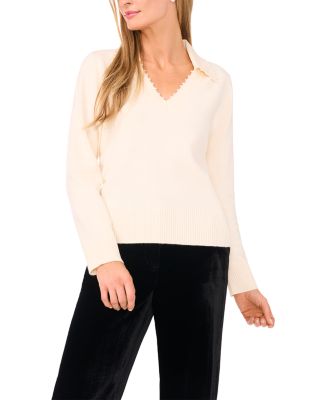 Meliora Collared V Neck Top