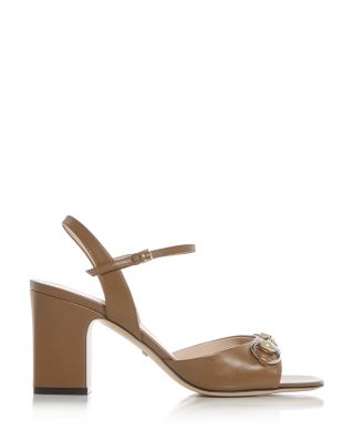 Women's Horsebit Block Heel Sandals 