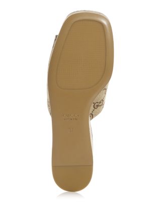 Women's GG Horsebit Platform Wedge Sandals