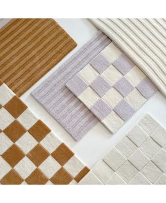  Solid Stripe Rug 48" x 72"