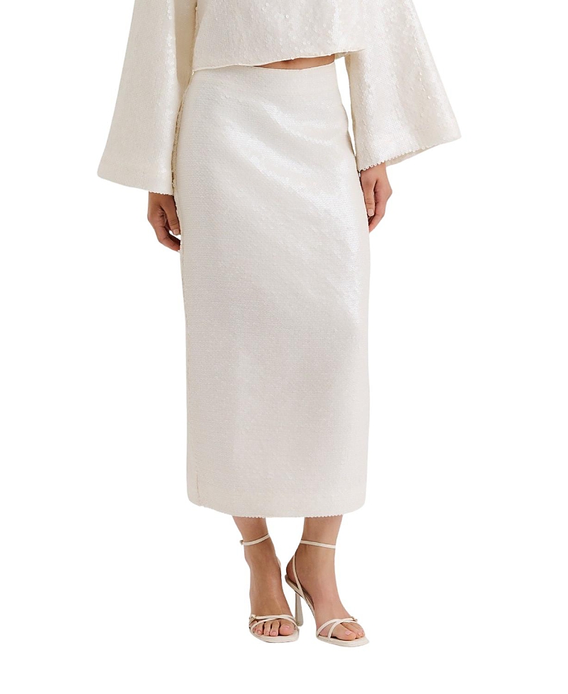 Malina Clarisse Sequin Maxi Skirt