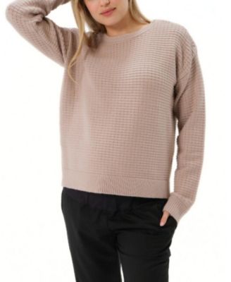  Women's Button Detail and Subtle Thumbhole Feature Maternity & Nursing Sweater