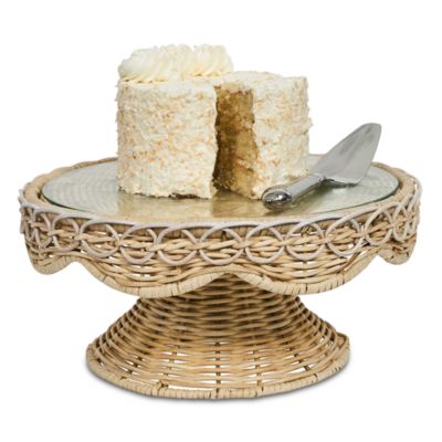 Provence Rattan Cake Stand