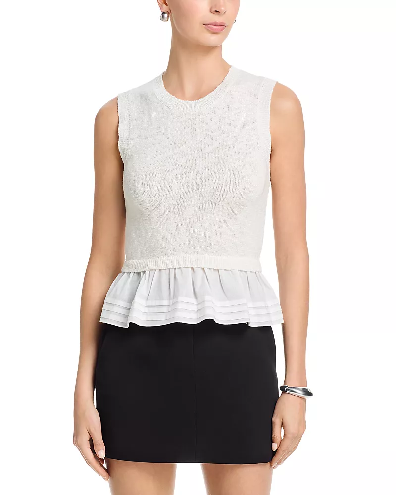 French Connection Pascale Poplin Top